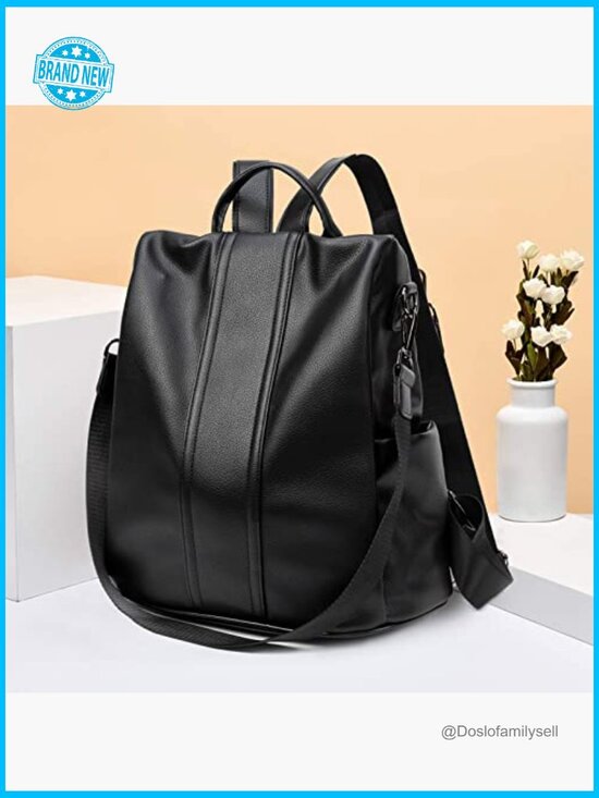Waterproof Nylon Anti-Theft Backpack Purse Lightweight Travel Daypack Medium main image 5